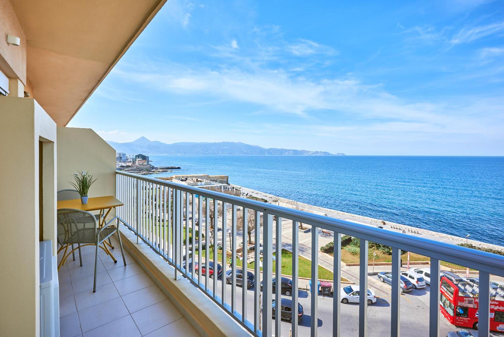 Crete - Heraklion Sea View Apartment 1 Екстериор снимка