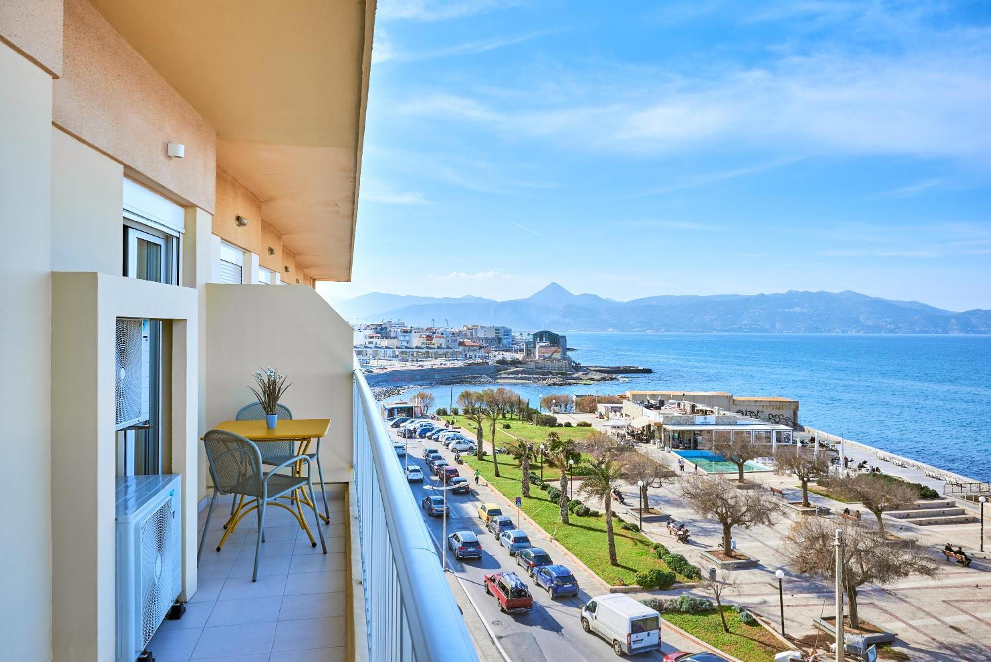 Crete - Heraklion Sea View Apartment 1 Екстериор снимка